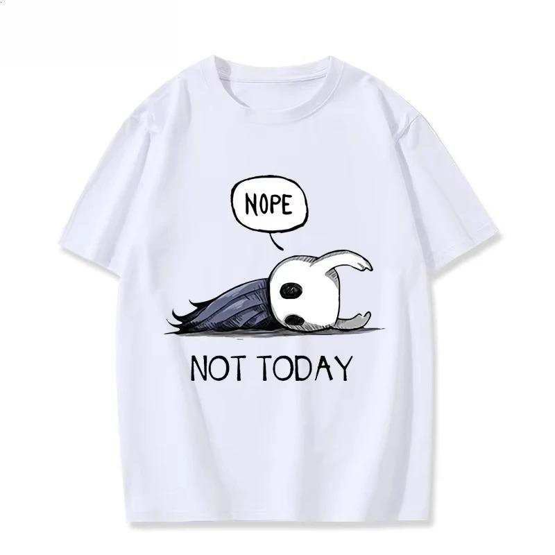 Hollow Knight The Knight Resting On Bench Character Collage Graphic White T-Shirt | Indie Game Fan Cute Streetwear Merch Tee