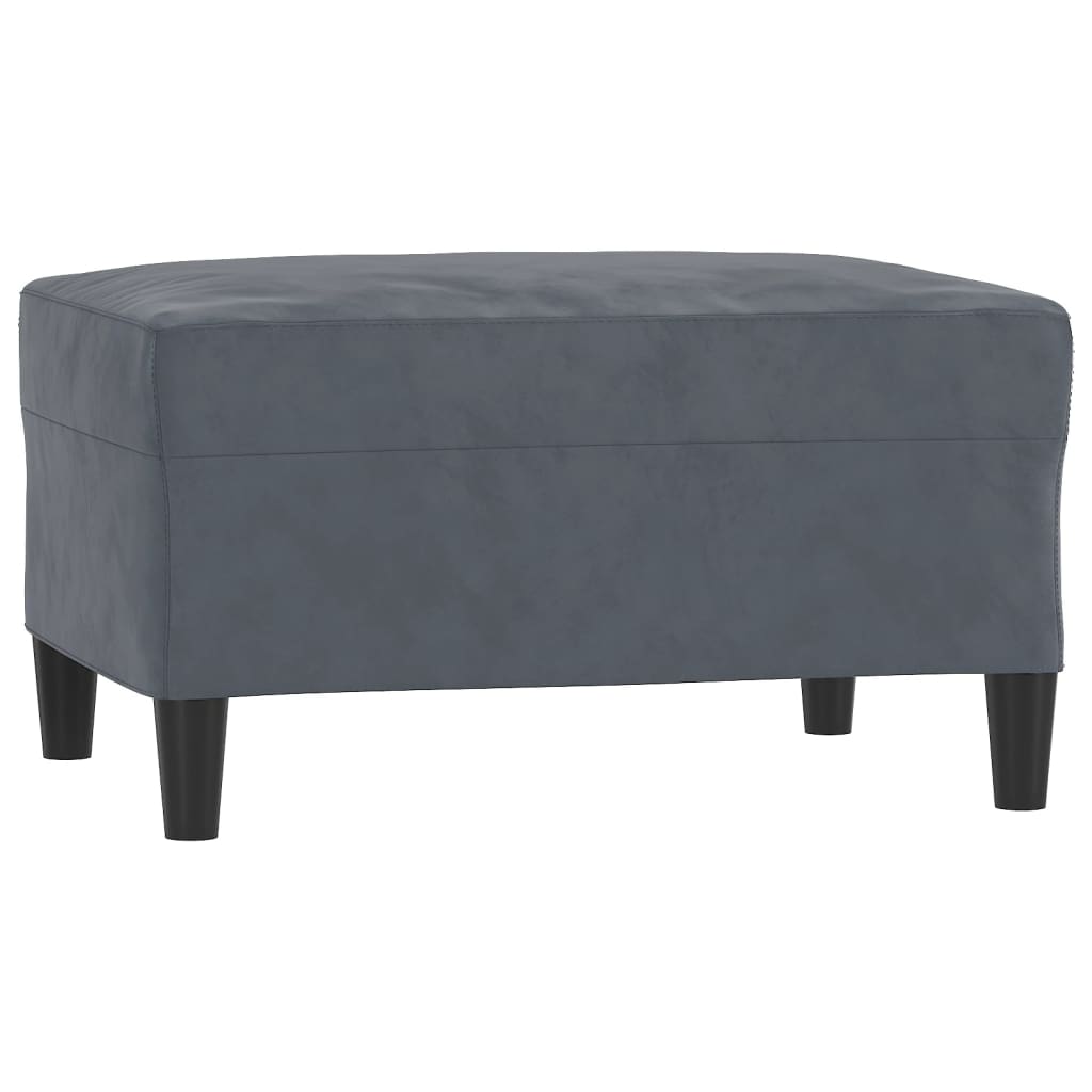 4 piece sofa set dark grey velvet