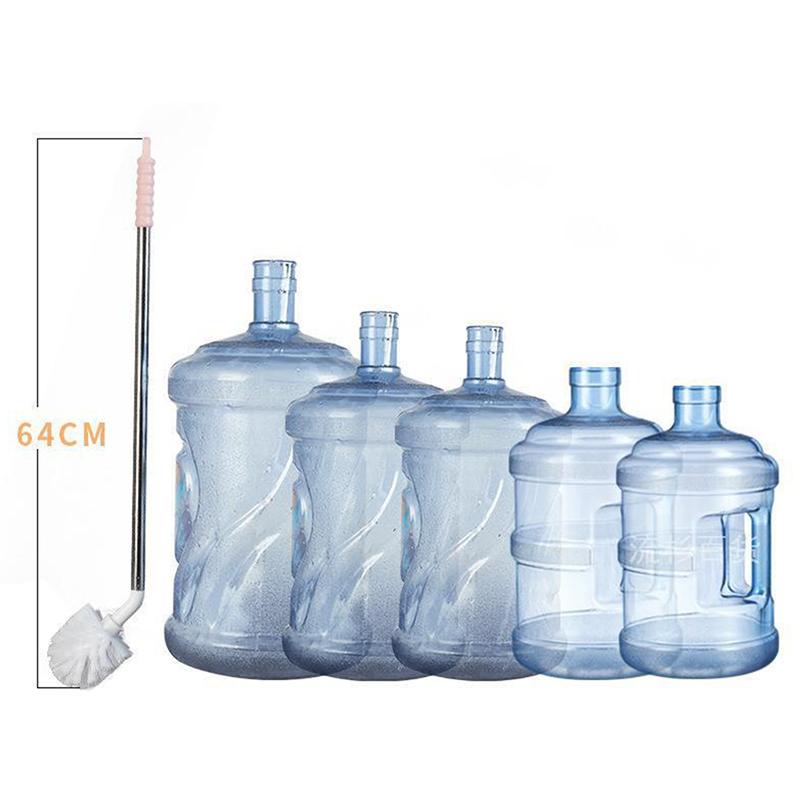 Long Bottle Brush Bottle Cleaner Brush Nylon Bristles Stainless Steel Handle Bendable Brush Head Bottle Cleaning Brush