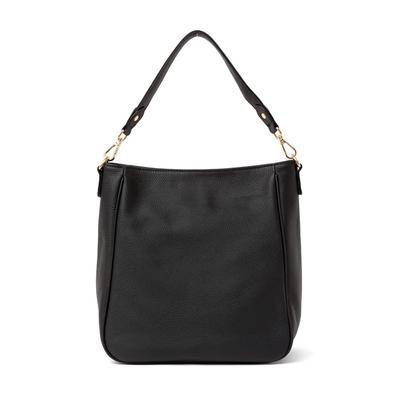 Sac à Bandoulière en Cuir Véritable 2 Voies pour Femme VITAFELICE, sib-20003n (Noir)