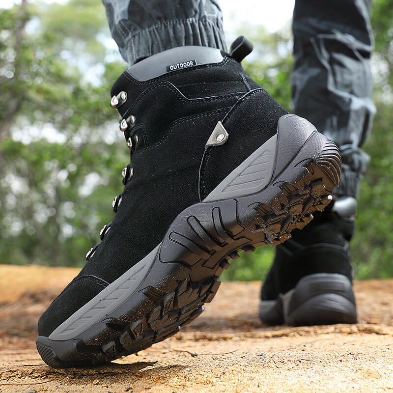 New Men's Boots Fashion Outdoor Boots Breathable Hiking Boots Autumn Shoes Sneakers Lightweight Non-slip Men Desert Ankle Boots