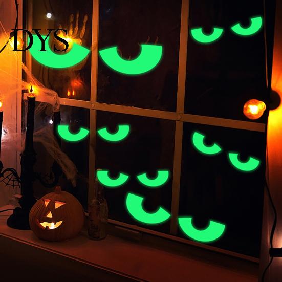 Luminous Bat Decorations for Home Halloween Glow in The Dark Wall Stickers, Ghost Hand And Party Background Supplies Decals, Horror Theme Removable