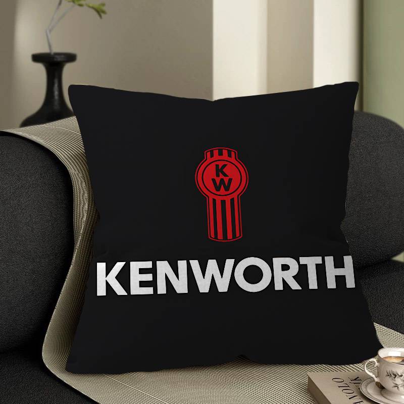 KENWORTH Logo Kissenbezüge Heimtextilien Dekorative Kissenhülle Hochzeit Superweicher Kissenbezug