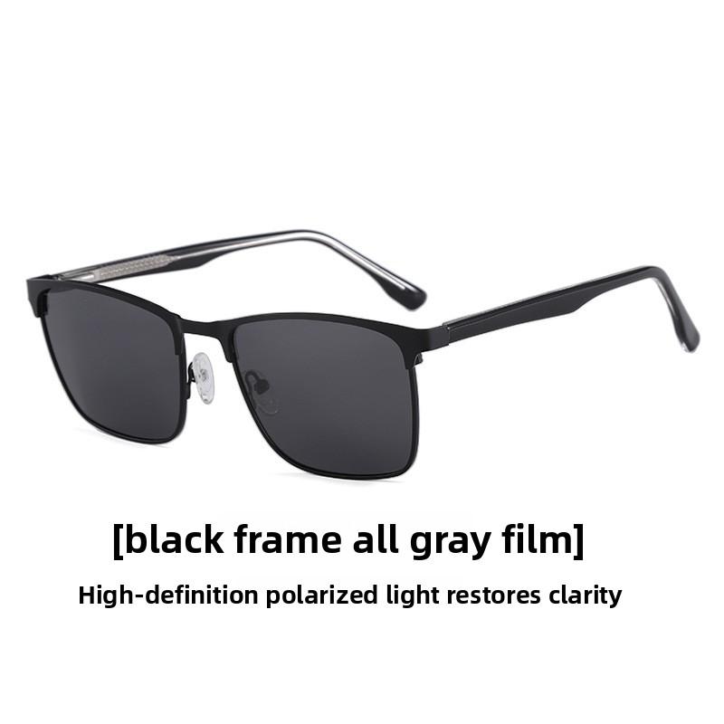 2026 new polarized sunglasses with acetate pins on the temples, high-end sunglasses, European and American fashion glasses, specifically for driving