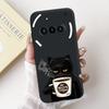 For Nothing Phone 3A A059 Case Cute Cartoon Panda Astronaut Soft Silicone Matte Black Cover For Nothing Phone3a Pro A059P Fundas