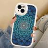 Indian Pattern Mandala Leather Phone Case For IPhone 15 14 13 Pro Max 12 11 16 Plus Phone Cover