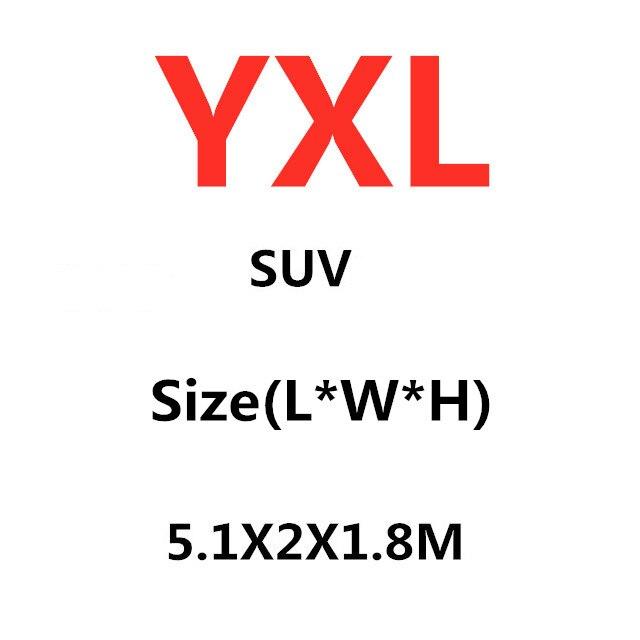 Universele SUV/Sedan Volledige Autohoezen Buiten Waterdicht Zon Regen Sneeuw Bescherming UV Auto Paraplu Zilver S-XXL Autohoeshoes