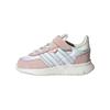 Originals Retropy F2 Cf El I Comfortable Fashion Slip-Resistant Durable Low-Top Walking Shoes Baby Shoes Pink White JR7992