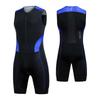 Santic Men's Triathlon Cycling Suits Sleeveless Sponge Padded Quick-Drying for Running Swimming