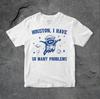 Houston I Have So Many Problems Vintage Raccoon Unisex T-shirt S-5XL