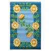 Tapis de cuisine antidérapant tournesol jaune et bleu 50x80 - vinyle antidérapant