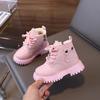 Children's Autumn/Winter Cotton Martin Boots: Warm, Stylish, Zippered Snow Boots for Boys and Girls.