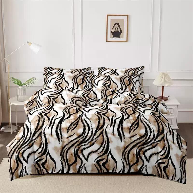 3Pcs 3D Printed Duvet Cover High Quality Love Print Bedding Set Skin Friendly Fabric (Without Bed Sheet) Gifts For Lover