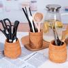 Vietnam Rattan Tea Caddy & Pen Holder Set