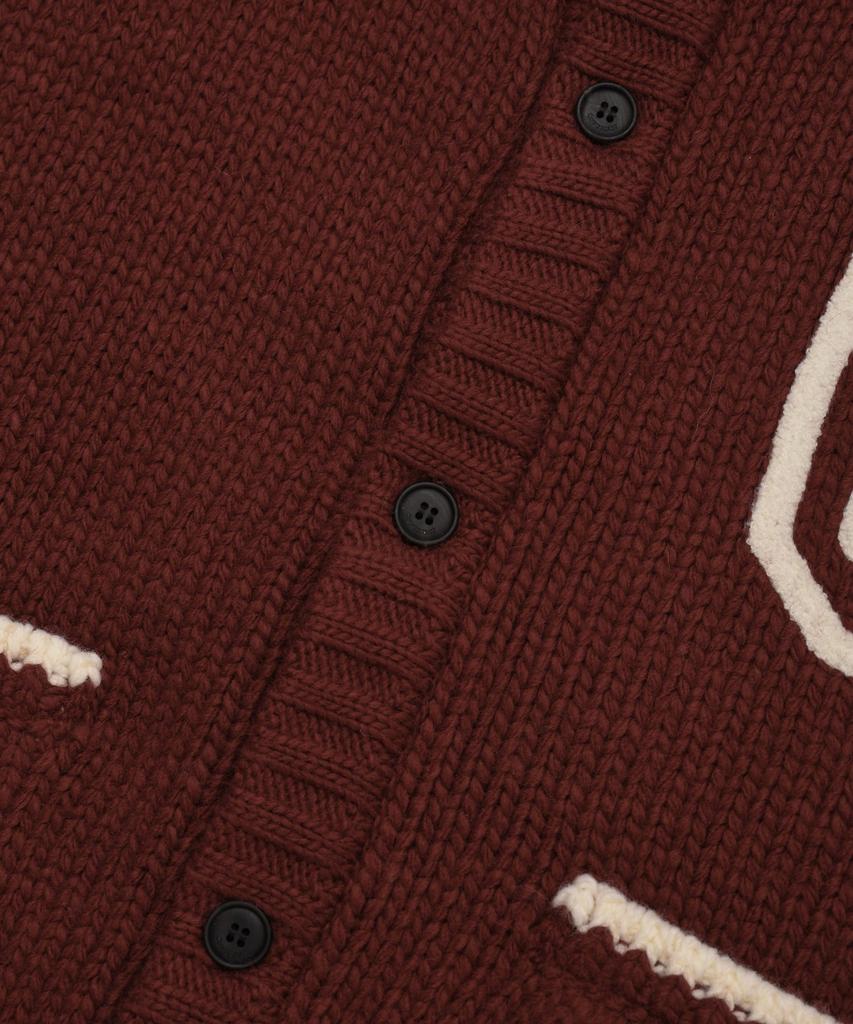 COVERNAT Cowichan Cardigan Red