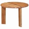 Nesting Coffee Tables Set 3 pcs Brown Solid Acacia Wood