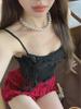 Original Wood Ear Flower Mesh Camisole for Women - Summer Vest