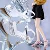2024 Sommer neuer Stil im britischen Stil Fischmaulschnalle Mode offene Sandalen Damenmode bequeme High Heels