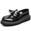 Tassel Loafers Women's Leather Low-top Small Leather Shoes Women's Martin Shoes Fashion Student Round Head Casual Shoes