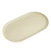 Stackable Fruit Plate Oval Shaped Reusable Dessert Tray Thickened Food Serving Platter for Camping Coffee Table Snacks Food Prep