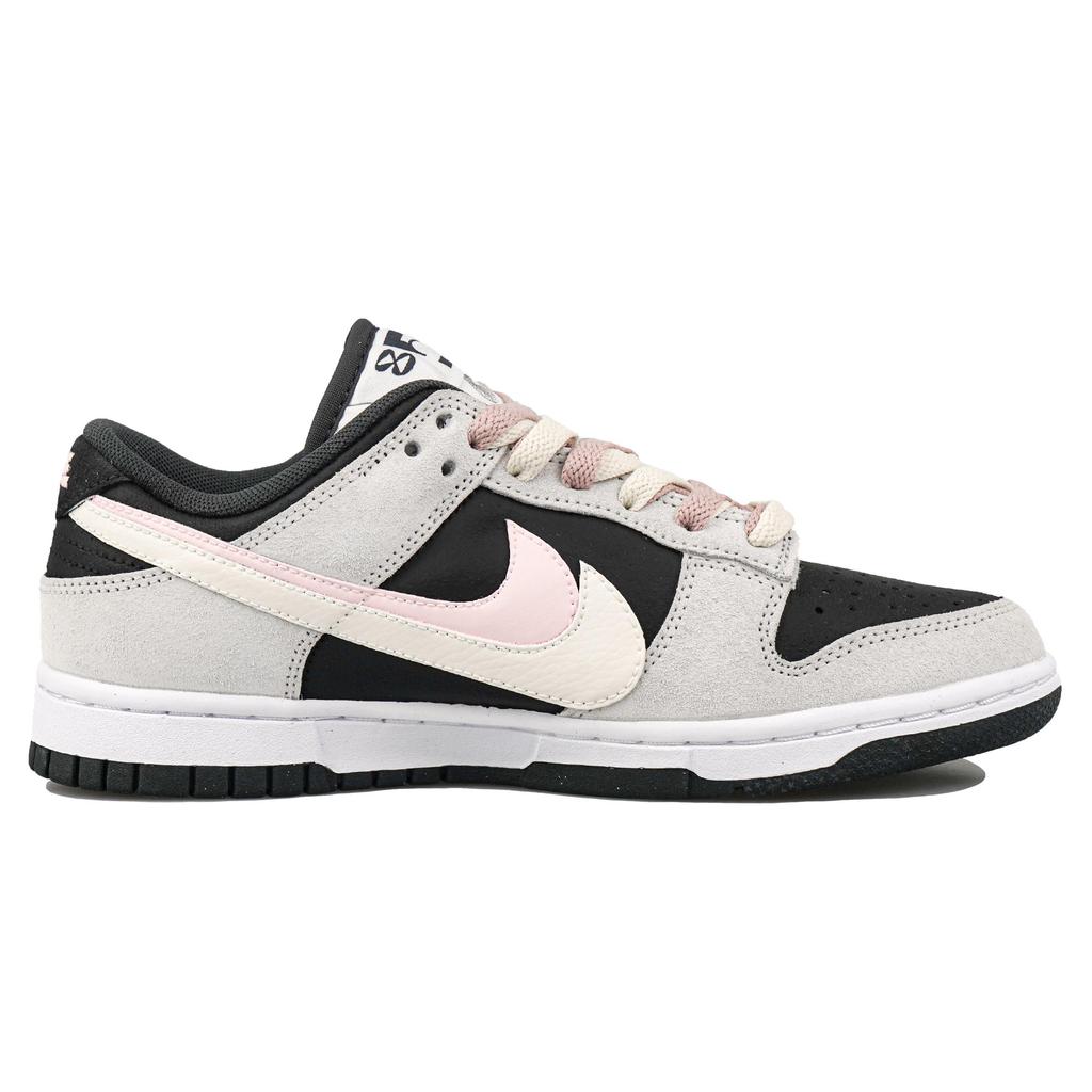 Nike Dunk Slip Resistant Abrasion Resistant Low Top Skateboard Shoes Unisex Black Pink HV1800-101(Team27-S-BOX)