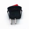 10Pcs Kcd11 Diameter Small Round Boat Rocker Switches Black Mini Round Black White Red 2 Pin On-Off Rocker Switch
