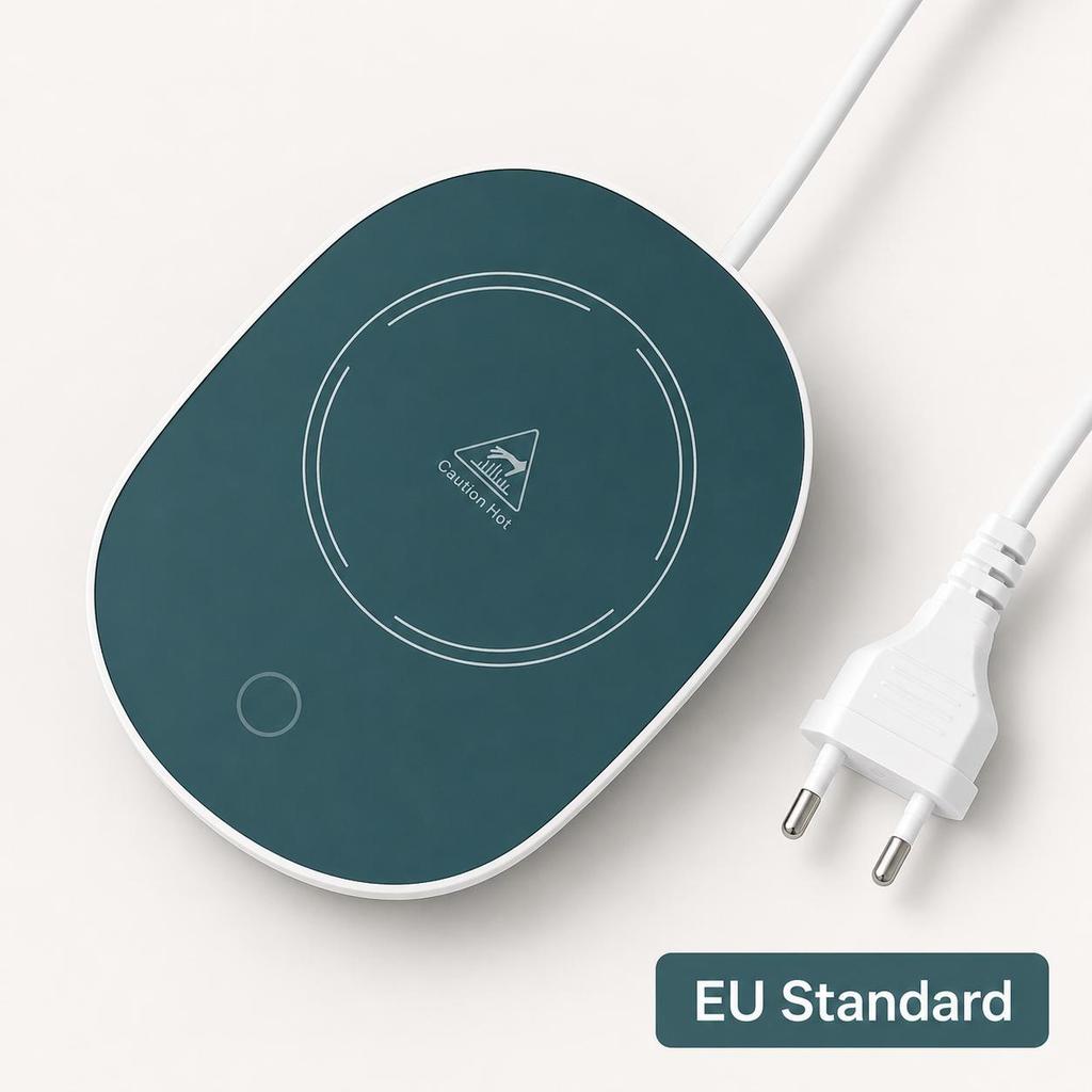 Smart Thermostatic Coaster Suitable for Home and Office Suitable for Hot Coffee Tea Milk Water Portable and Waterproof