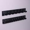 Wall Mounted Wrench Holder Durable Heavy-Duty Metal Wall-Mounted Screw Organizer With Numbered Slots