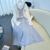 Plus-size Women's Dress with A Gentle Style, Halter Dress, Cardigan and Vest Set for Summer
