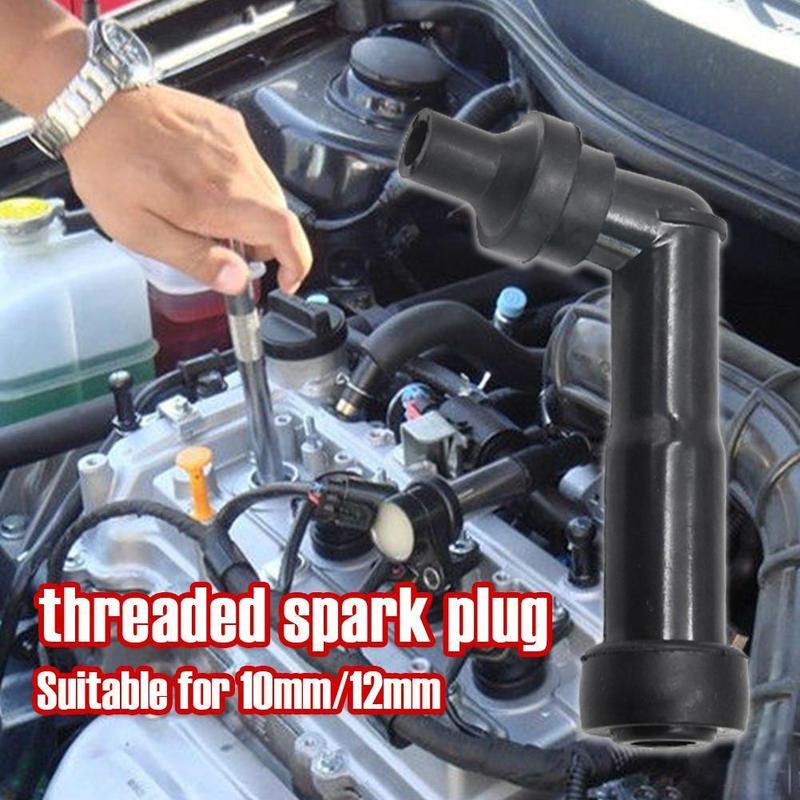 1-5PCS Motorcycle Cap for 10mm 12mm Threaded Motorcycle Ignition Spark Plug Cap 102 Degree Resistor Cover Rubber Car Accessies