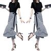 Elegant Plaid Suit Dress 2026: Women's Waist-Cinched Two-Piece Set