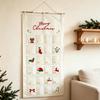 Easy-Store Christmas Gift Calendar Panel with 24 Compartments, Door Display for Treats, Cards and Small Gifts Use