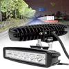 1/2 Set 18W 6-LED Offroad-Lichtleiste - Wasserdicht 12V 6000K Weiß IP67-zertifiziert für ATV UTV Motorrad SUV LKW
