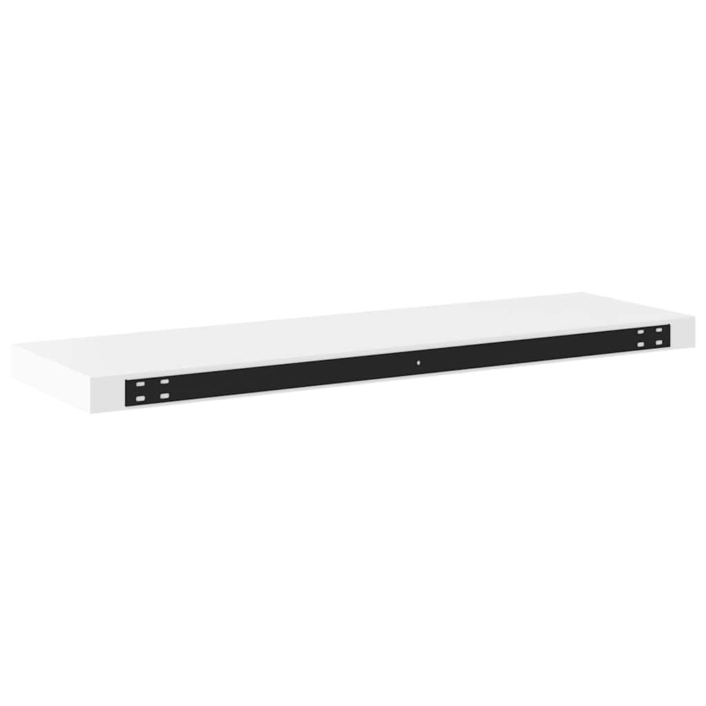 Floating Shelves Set 4 pcs White 80 x 23.5 x 3.8 cm MDF