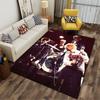 Retro Punk Band Performance Carpet Suitable As a Non-slip Mat for the Living Room or Bedroom Sofa