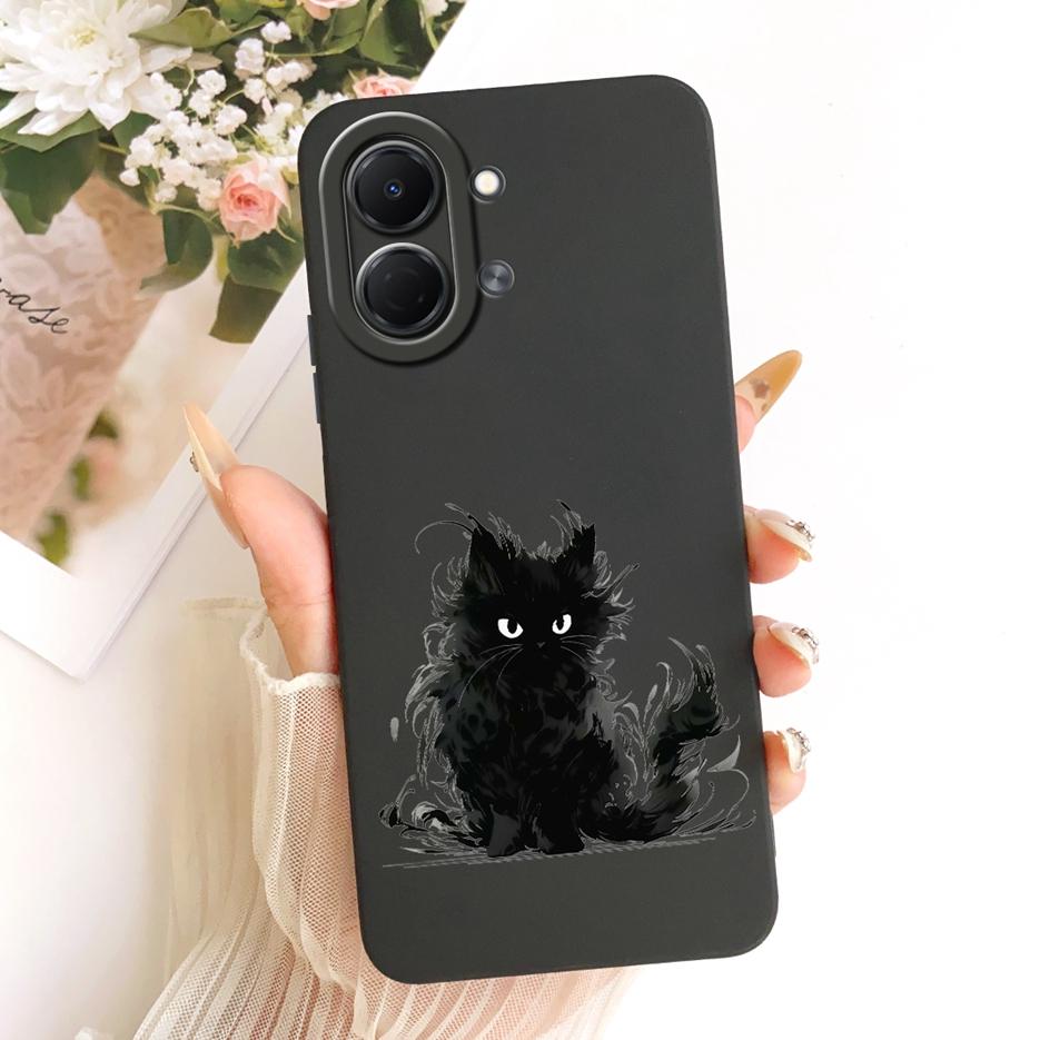 For Tecno Spark Go 3 Case KN3 Cool Owl Dragon Fashion Painted Cover Soft TPU Phone Case For Tecno Spark Go 3 GO3 Back Cover Bags