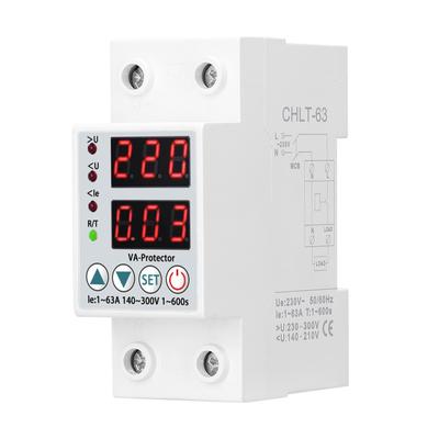 Dual Display Adjustable Voltage Protector Intelligent Over-voltage Under-voltage Over-current