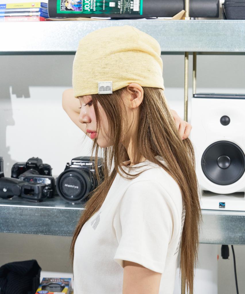NOT NEW Nn Label Basic Beanie Yellow