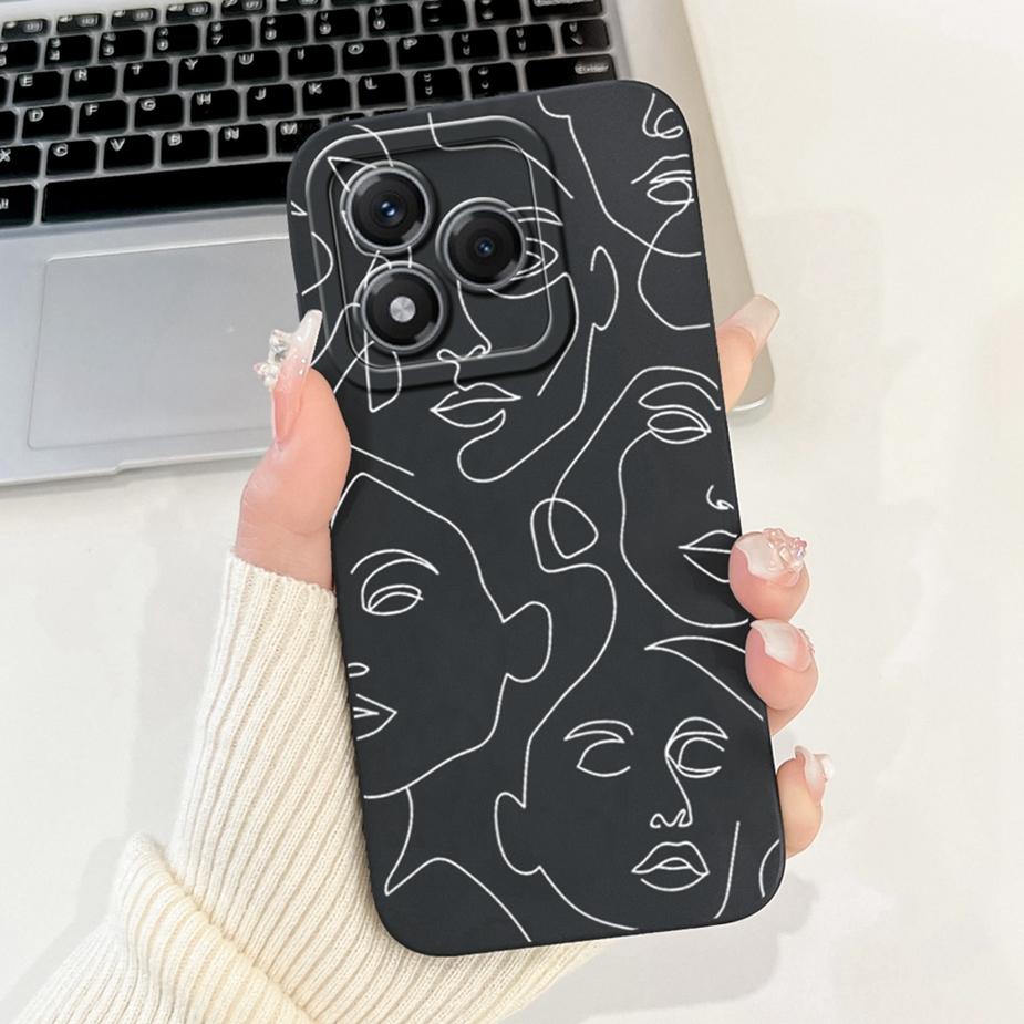 For Honor 400 Pro Case Honor400 Lite ABR-NX1 Luxury Art Painted Cover Matte Phone Case For Honor 400 Lite Honor400 Pro Soft Bags