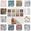 16 Pçs/set Imitação de Mármore PVC Azulejos Cerâmicos para Prevenção de Manchas Papel Autoadesivo Recondicionado para Decoração de Casa Filmes Decorativos Adesivos de Parede