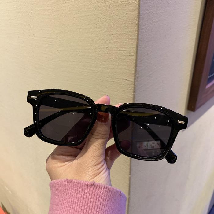 Brand High-Quality New Polygon Meter Nail Square Sunglasses Fashion Men Hip Hop Glasses Retro Sunglasses Women