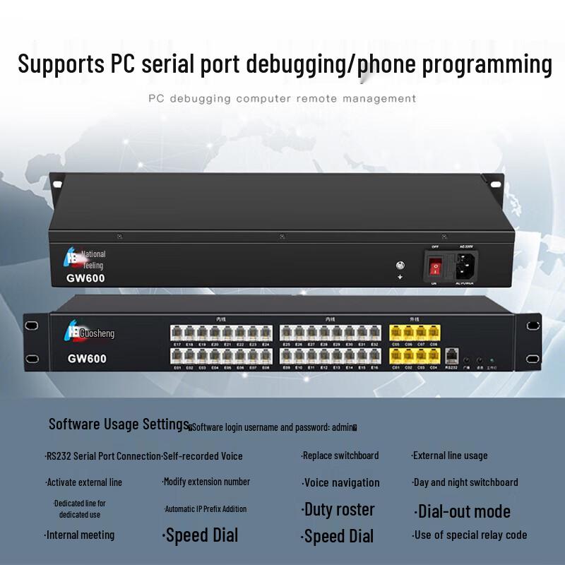 Guowei GW600 Program-Controlled Telephone Exchange (CN Version)