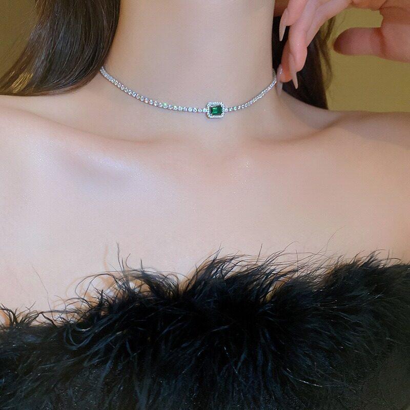 Luxe Zirkonia Armband Trendy Dames Vierkante Zirkonia Ketting Verstelbare Armband Feest Sieraden Cadeaus