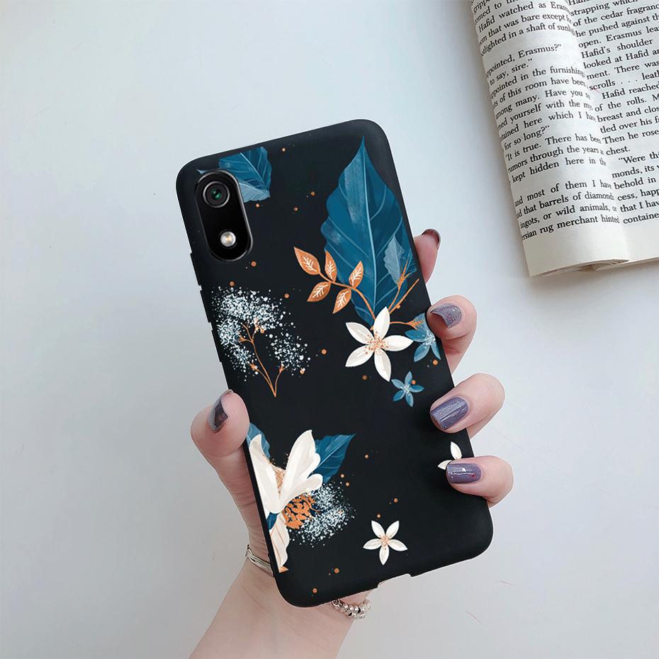 For Xiaomi Redmi 7A Case Daisy Sunflower Painted Soft Silicon Phone Back Cover Cases For Xiaomi Redmi 7A 7 A Redmi7A Case Fundas