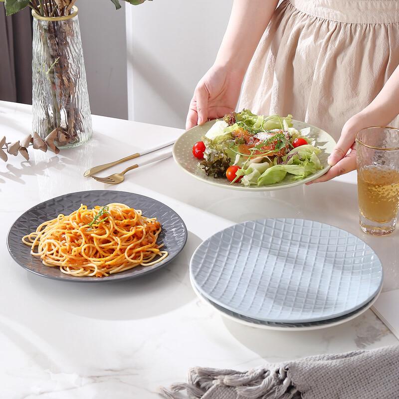 Embossed Ceramic Flat Plate