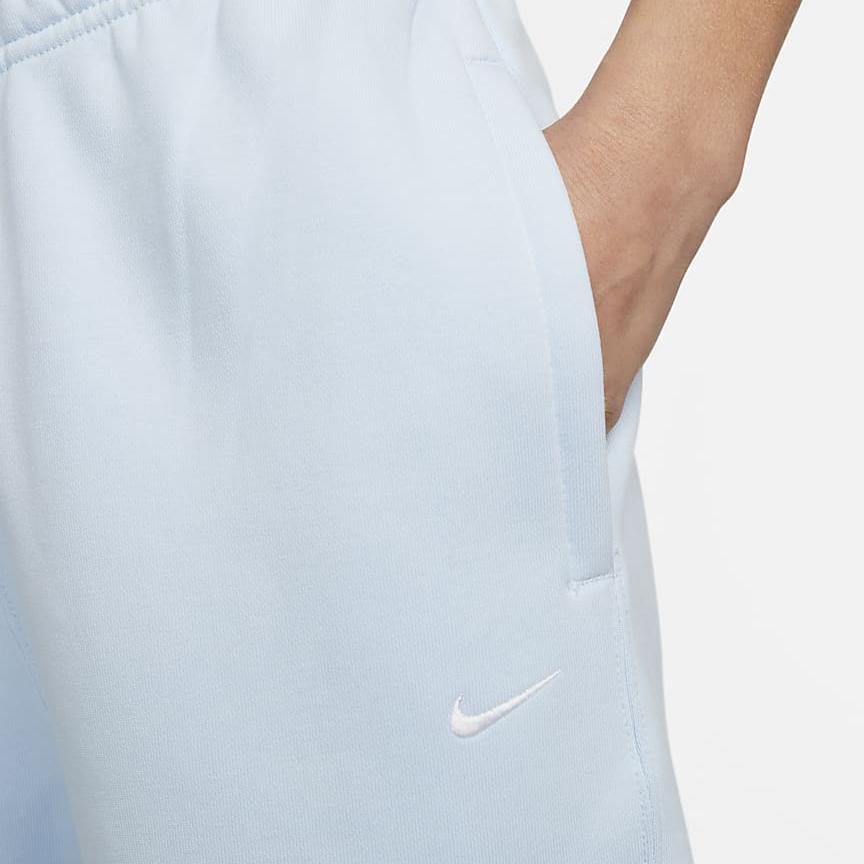 Nike Knitted Sweatpants Women's Sky Blue Moderate Cuffed Pants CW5565-441