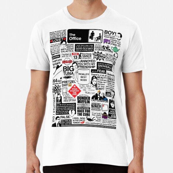 La Serie TV The Office Citazioni T-Shirt Taglie S-5XL Made in AU/USA