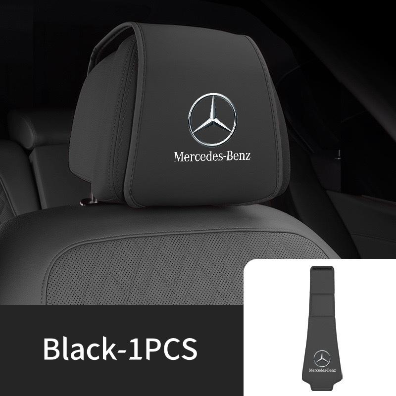 Housse de protection pour appuie-tête de siège de voiture en cuir GLC GLB Accessoires Pour Mercedes Benz AMG W203 W206 W220 W205 W211 W212 W201