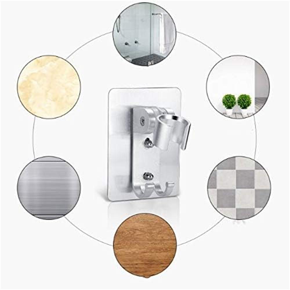 2Pcs Bathroom Shower Head Holder Adjustable Spray Wall Mount Handheld Bracket