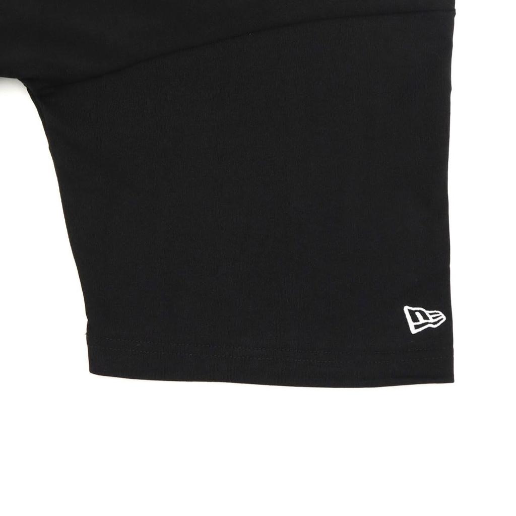 New Era Oversized Box Logo Black White L T-Shirt